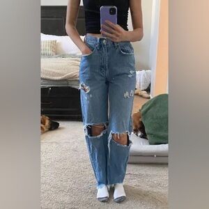 bdg urban outfitters high rise baggy jeans